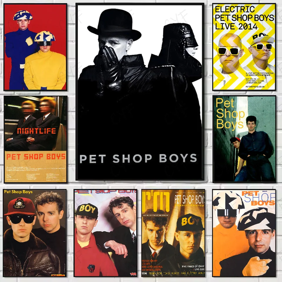 Band P-Pet Shop Boys Poster High Quality Wall Art for Home Office