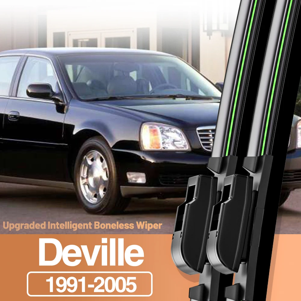 

2pcs For Cadillac Deville 1991-2005 Front Windshield Wiper Blades Windscreen Window Accessories 1997 1998 2000 2002 2003 2004