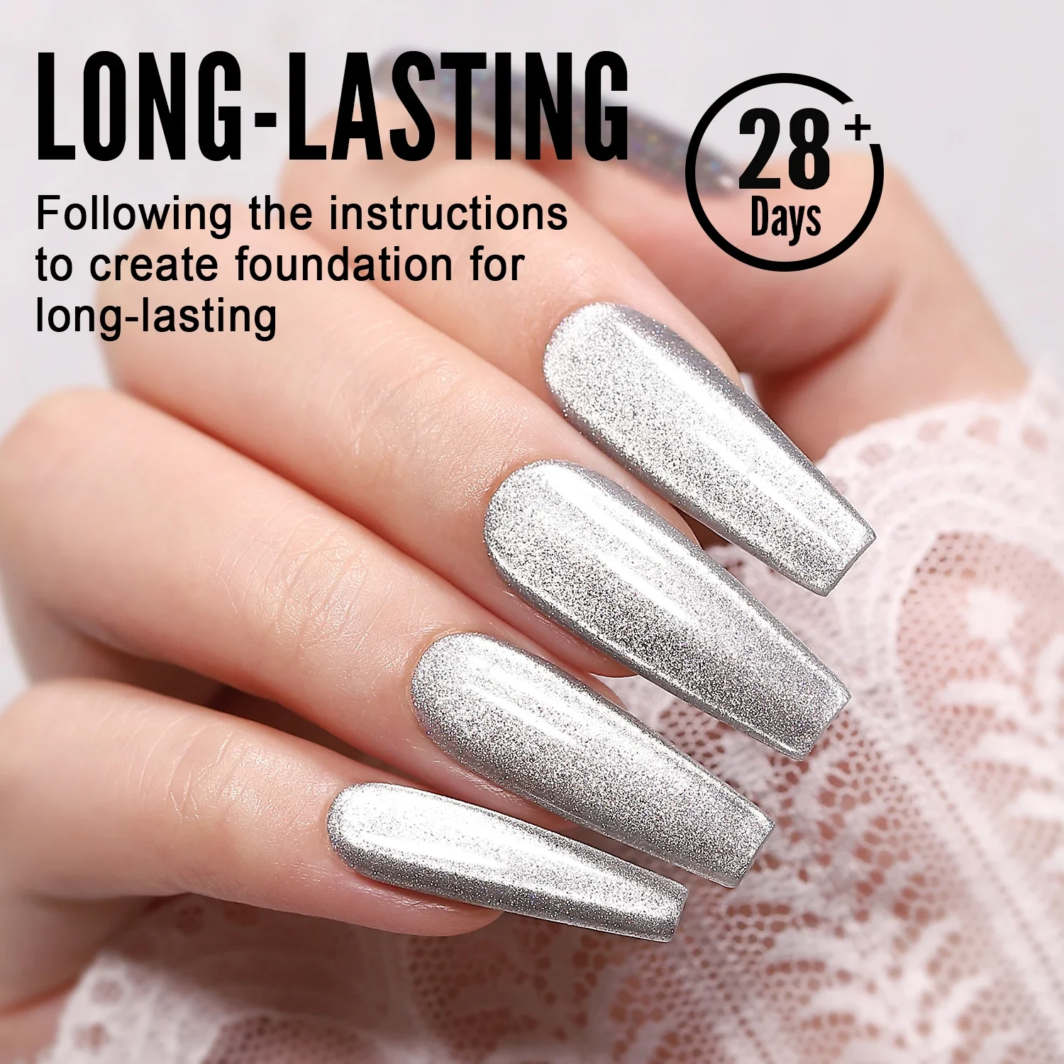YOKEFELLOW Cat Eye Gel Nail Polish 10Ml Silver Magnetic Nail Polish Gel Varnish Professional for Manicure DIY gel nail polish