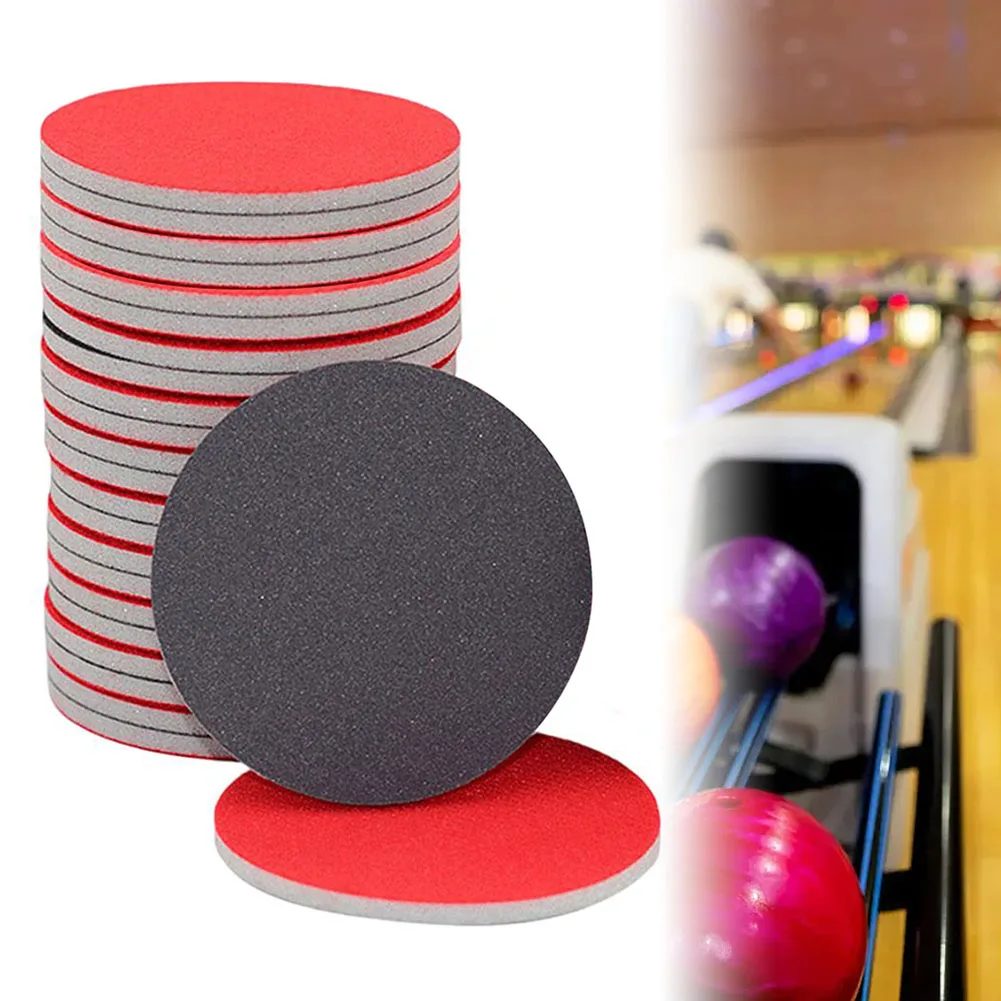 Bowling Ball Accessories Bowling Sanding Pads Ball Maintenance 12 Sanding Pads Compact Size About 5 Inches In Diameter