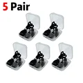 5 Pair Black