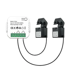 Smart WiFi Energy Meter with App Monitor - 2 Channels - 2CT