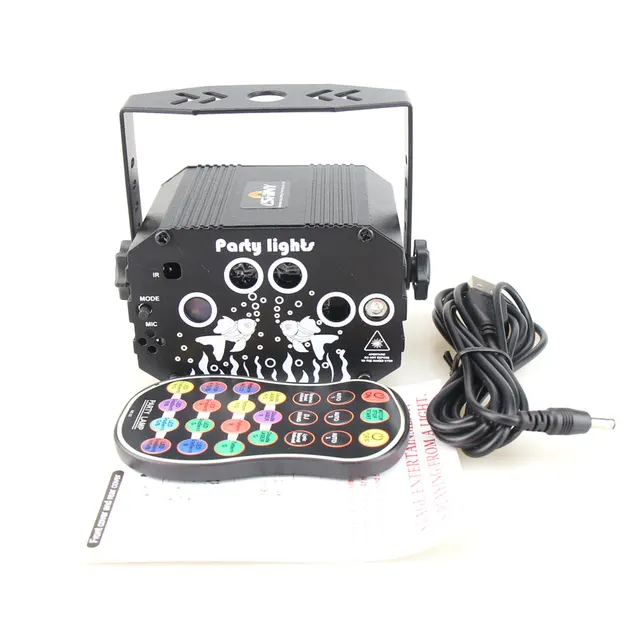 Luce Discoteca LED Con 16 Colori - Palla Rotante Con Telecomando, USB E Batteria Per Feste