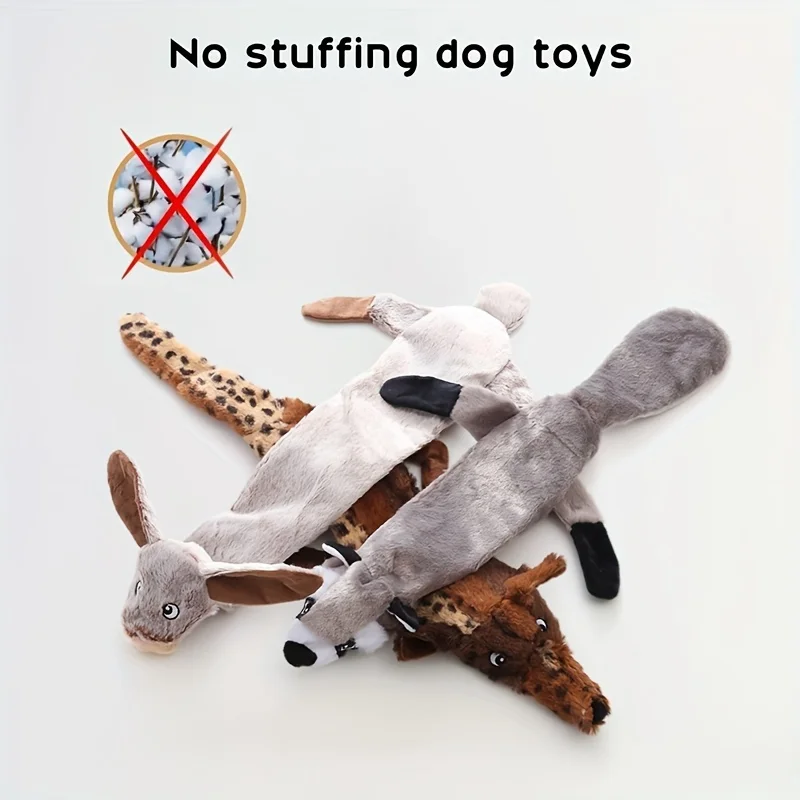 No-Stuffing Plush Dog Toy 4