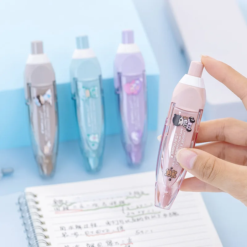 카와이 프레스 보정 테이프 장식 펜, DIY 일기 스크랩북 스티커, 학교 학생 선물 용품