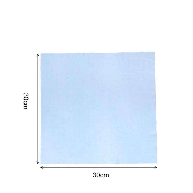 30*30CM Suede Cleaning Cloth for Sunglasses Camera Computer Lens Wiping Cloth Remove Oil Dedusting Cleaner Wipes Customized Logo 4
