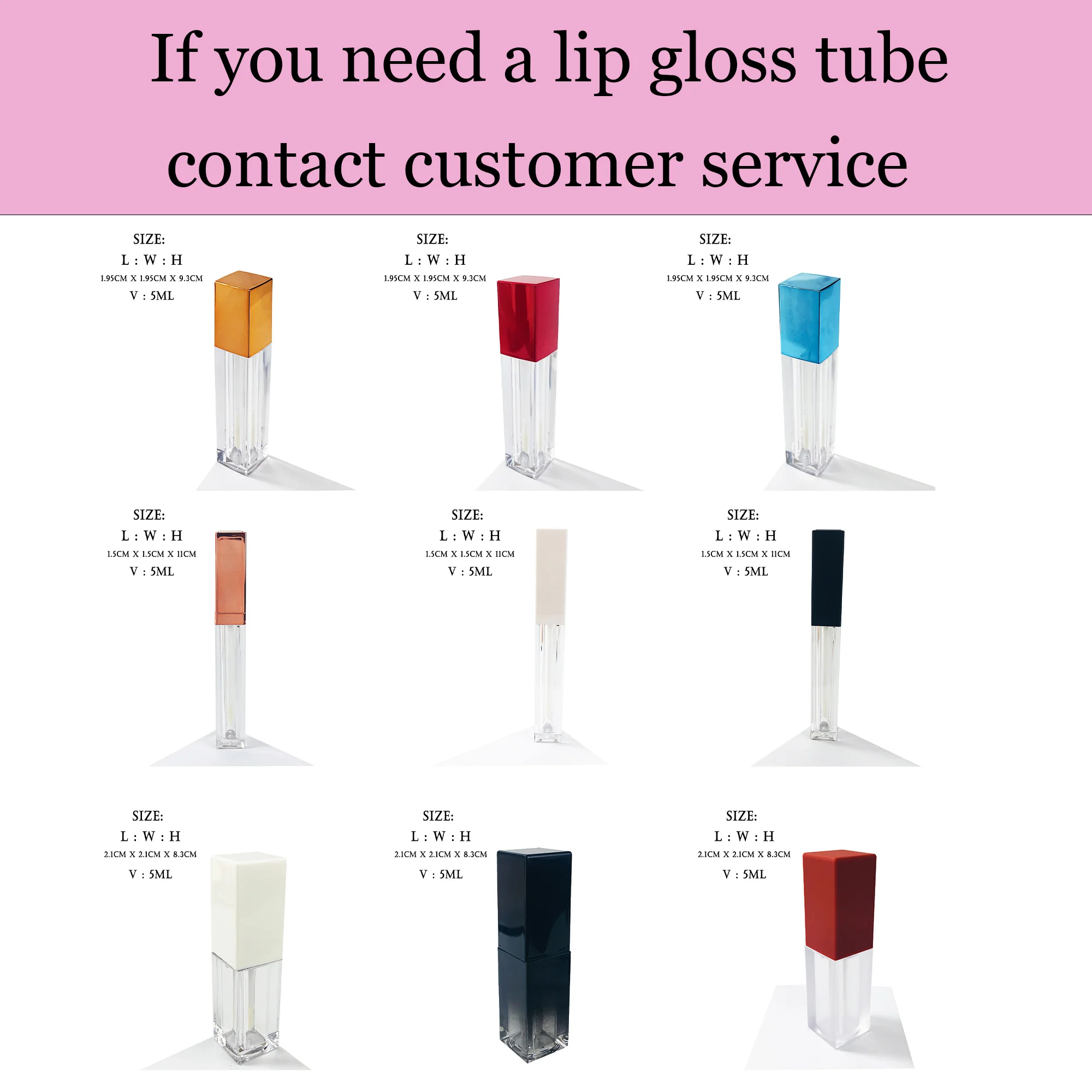 Wholesale Lip Gloss Packaging Boxes With Logo Lipgloss Box Packaging Private Label Lipstick Empty Box Lip Gloss Tube Packing Box 6