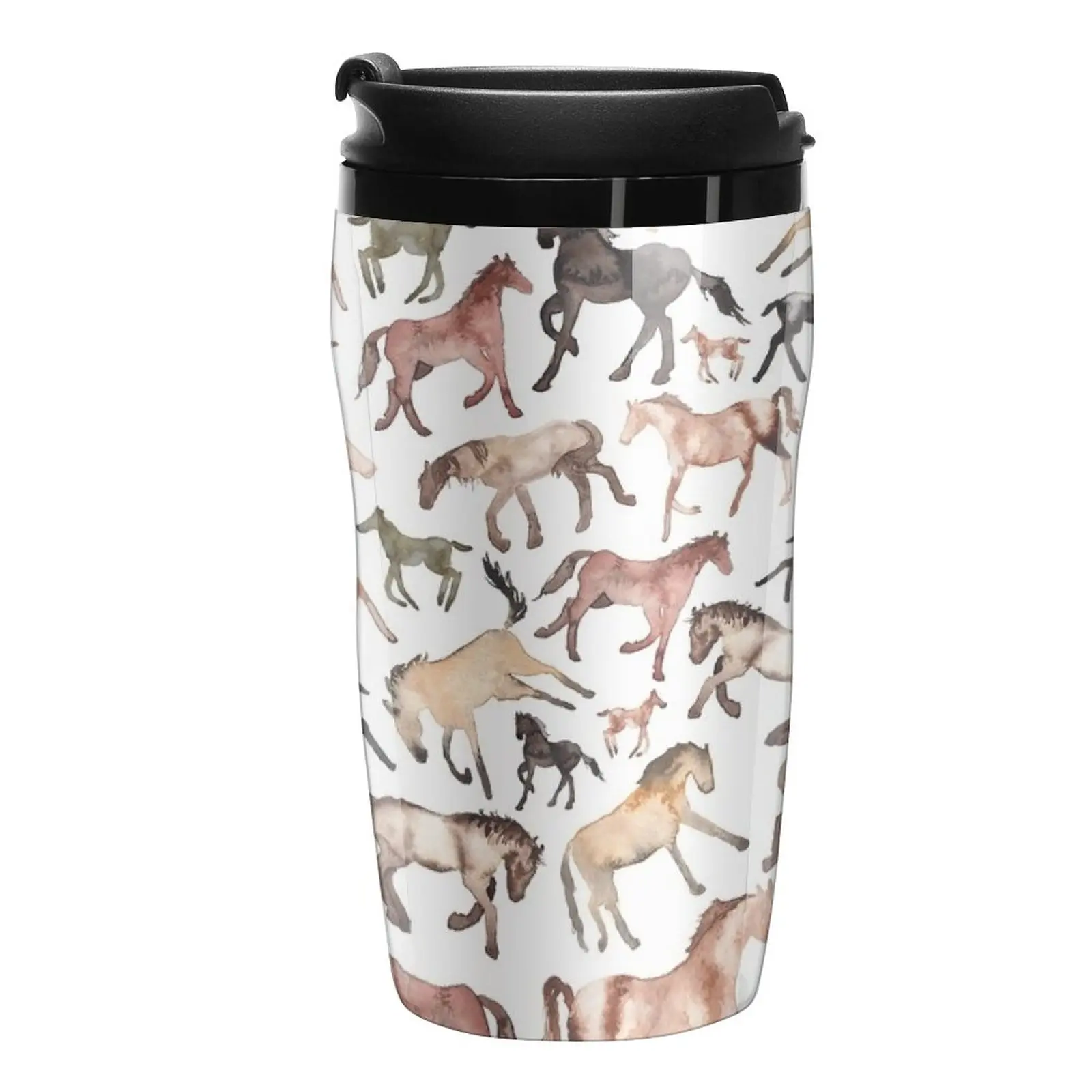 

New Horses Travel Coffee Mug Espresso Coffee Cups Coffee Thermal Cup Insulated Cup For Coffee Coffee Bowls