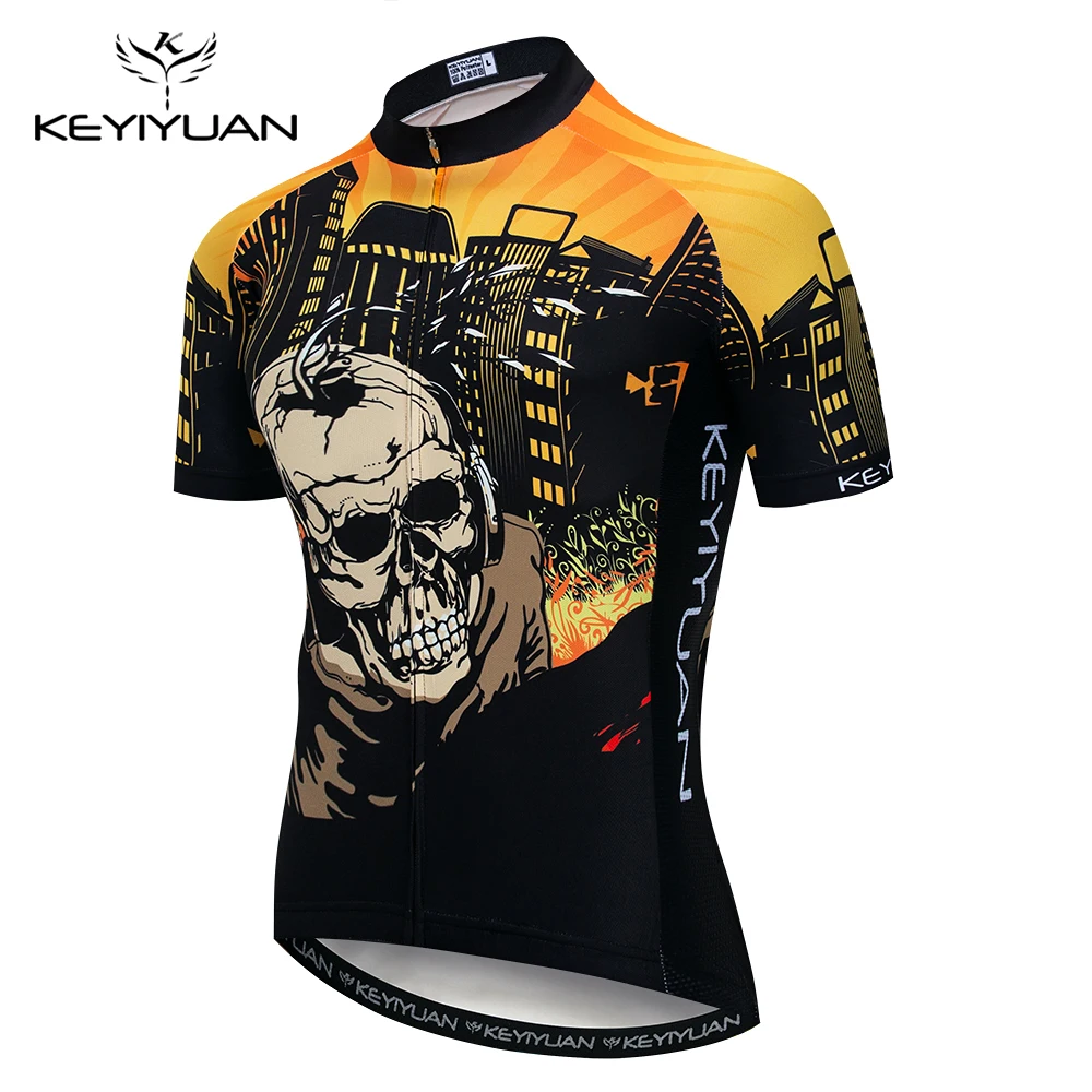 2021 Men’s Team Cycling Jersey Bike Tops Short Sleeve Shirt Sports Uniform 