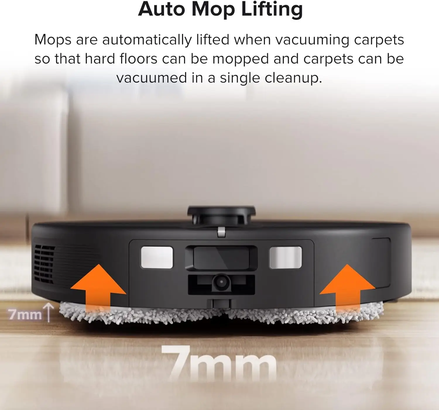 Revo Robot Vacuum and Mop, Auto-Drying, Auto Mop Washing, Dual Spinning Mops, Auto Mop Lifting, Self-Refilling, Self-