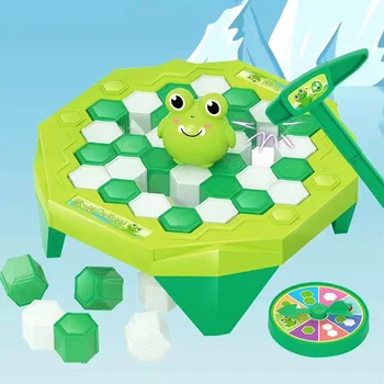 Kids Montessori Mini Save Penguin On Ice Balances Game Block Breaker Trap Puzzle Table Board Party Funny Game Toy 1