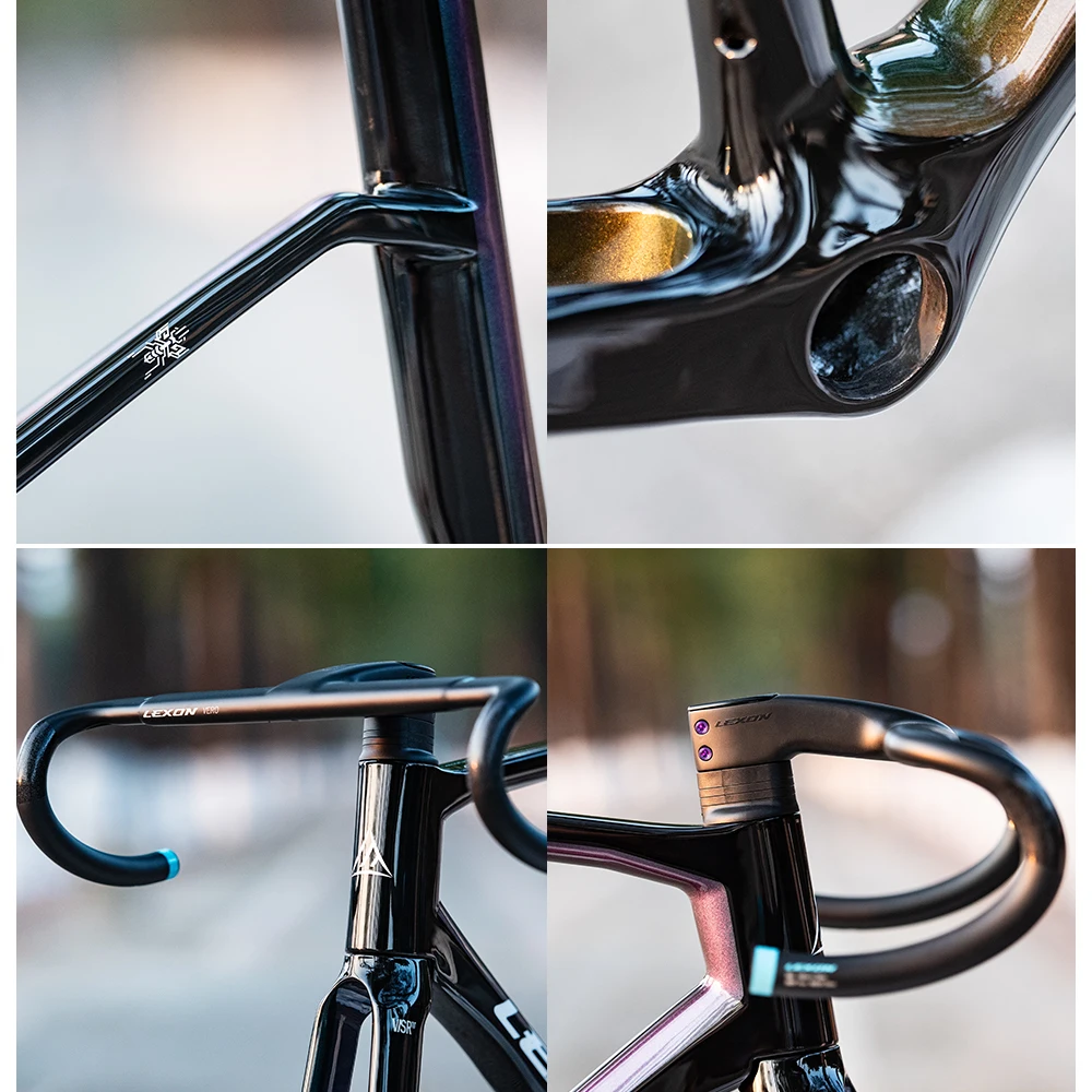 カーボンロードバイクLEXON VISR Shimano105 カーボンファイバー ロードバイク|シマノ 105 グループセット|Herd6.0