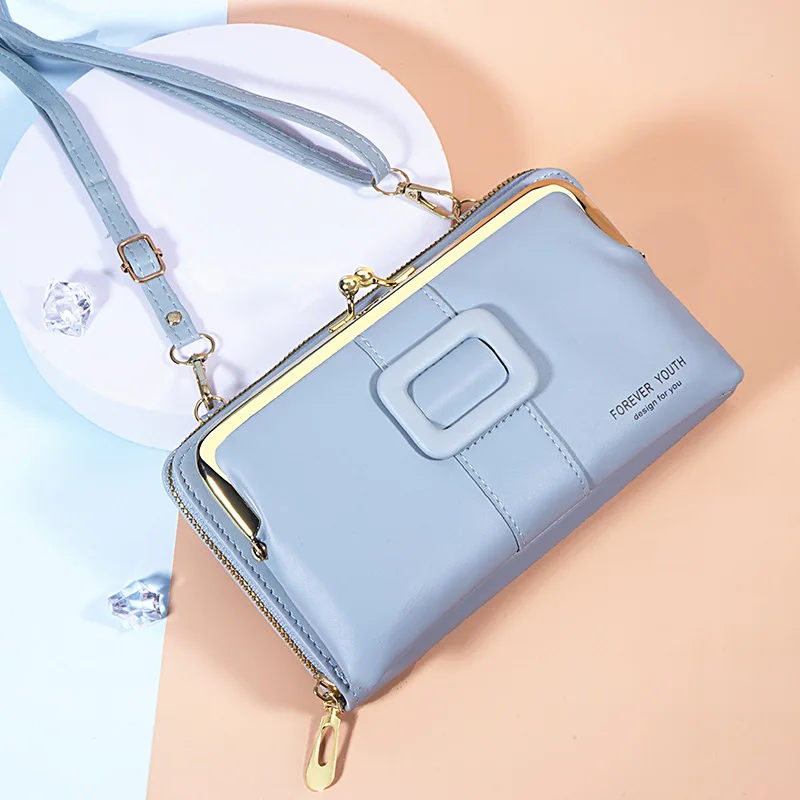 

Korean Fashion Female Mini Mobile Phone Bag Ladies Messenger Shoulder Bag Card Holders Wallet Wholesale Handbag Pocket For Girls