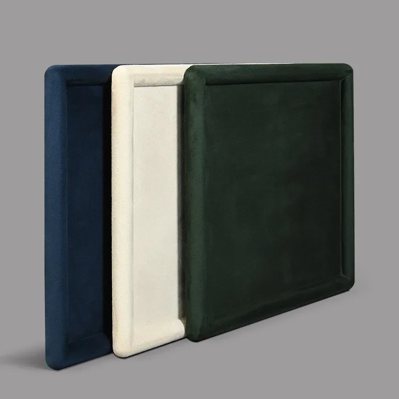 Jewelry Display Tray Cashmere Leather Rounded Corner