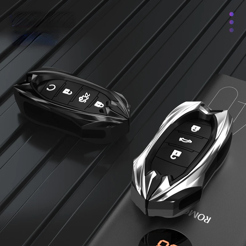 3 4 7 Btns Auto Key Protector for Changan CS85 CS35 Plus CS25 CS95 CS85 Car Remote Key Case Cover Bag Shell Fob Holder Keychain - S3be9fed3b1924516a8630254ab41e0b0J