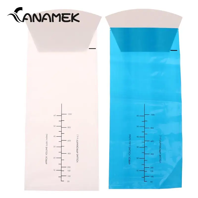 

5Pcs 1200ML Unisex Urine Bags Disposable Travel Car Airplane Motion Sickness Nausea Vomit Bag