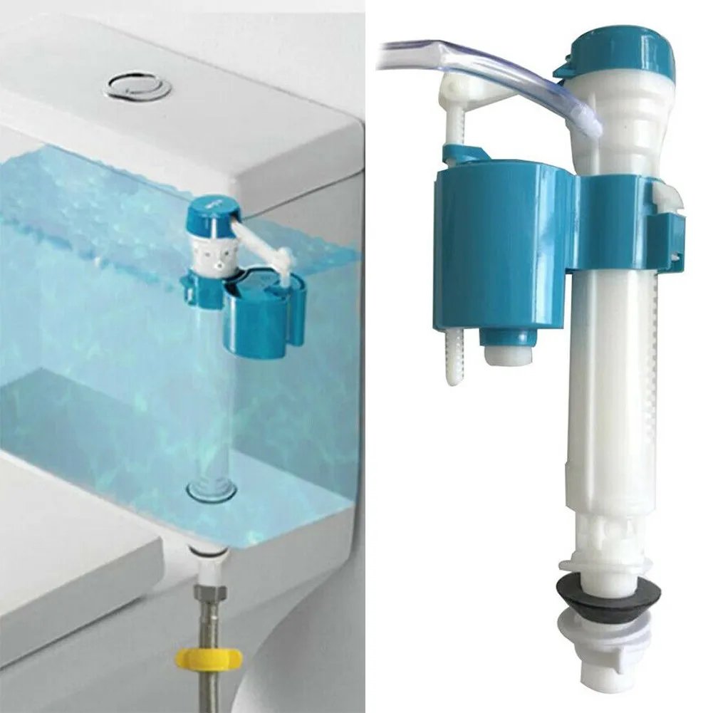 Toilet Water Tank Fittings Intake Valve Outlet Fill Valve Dual Flush Set