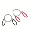 1pc Leather Cover Stainless Steel Wire Saw Wilderness Survival Outdoor Camping Hike Mini Hand Pulled Rope Saw Survival Equipment 3