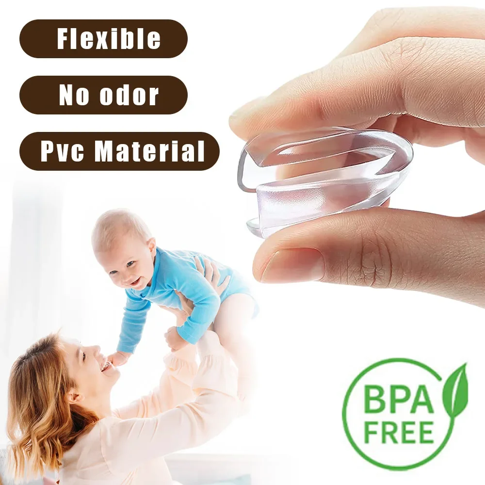 10PCS Baby Safety Silicone Protector for Table Corner Edge