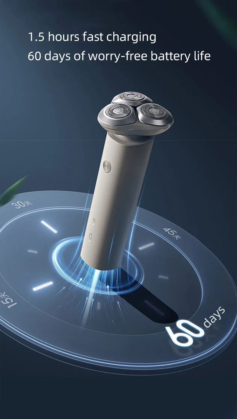 XIAOMI-Mijia S101 Barbeador Elétrico Masculino, Barbear Melhorado,