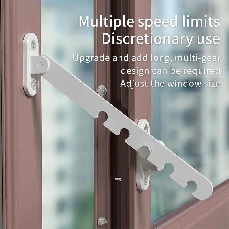 Window Restrictor Adjustable Windowlock Stopper Falling Prevention Lock Limiter Care for Baby Child Protection Child Safety lock Child Lock Door Window Lock Safety Lock
