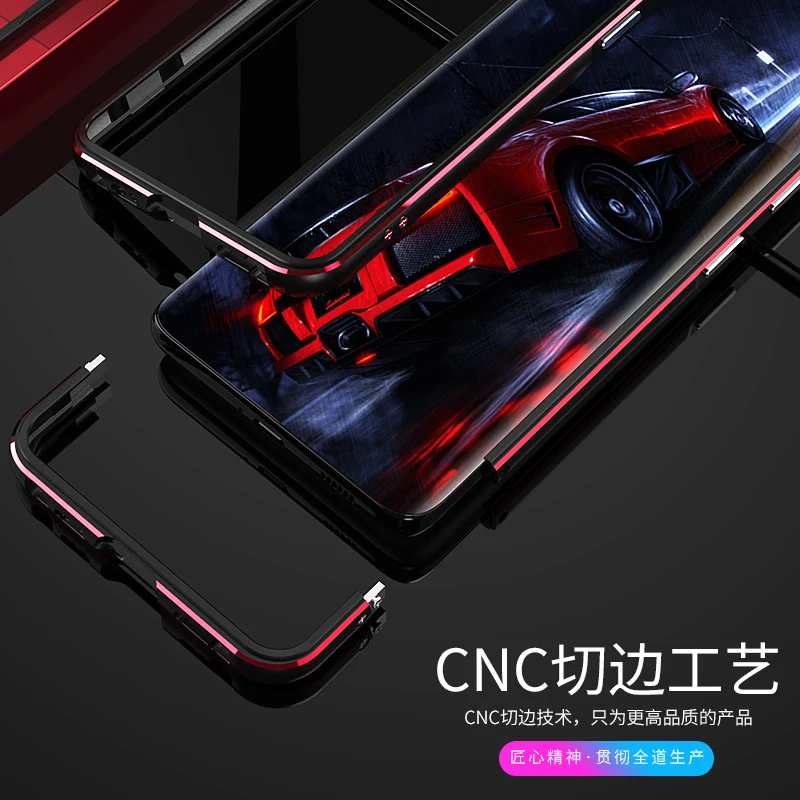 Bumper Phone Case For Samsung S21 Ultra Metal Aluminum Frame for Samsung Galaxy S21 Ultra 5G Case Metal Lens Protective Film