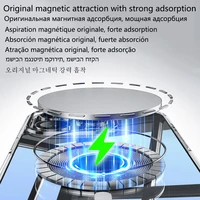 Full Back Protective Cover For Apple Original Magnetic Magsafe Case Iphone 16 15 14 Plus 17 Air 13 12 11 Pro Max Clear Lens Film - Image 2