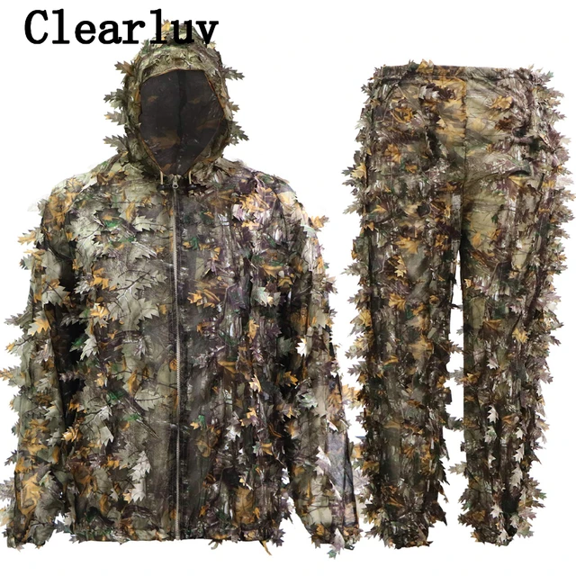 Camouflage Yowie Suit Hunting Clothing Sniper  Sniper Airsoft Ghillie  Suits - 2 Suit - Aliexpress