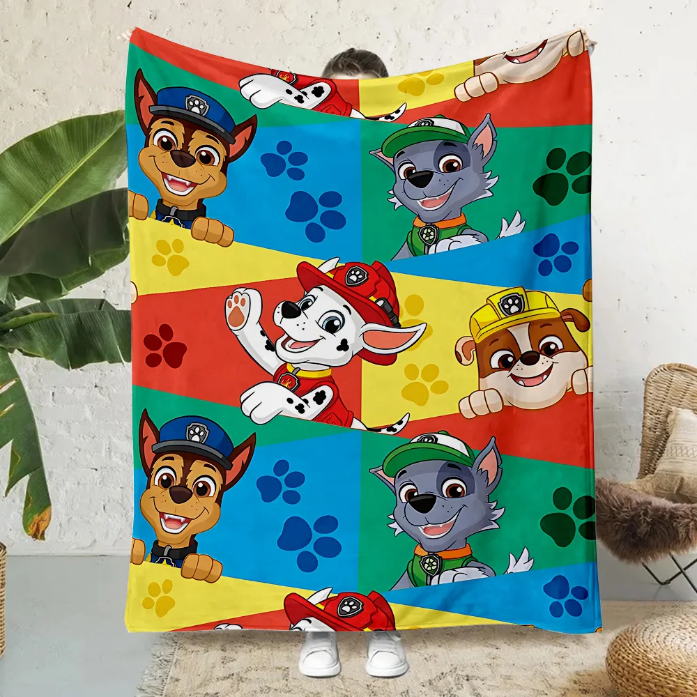 Hot Animation Patrols Printed Blanket Picnic Blankets Warm Blanket Soft and Comfortable PAWs Blanket Home Travel Birthday Gift 5