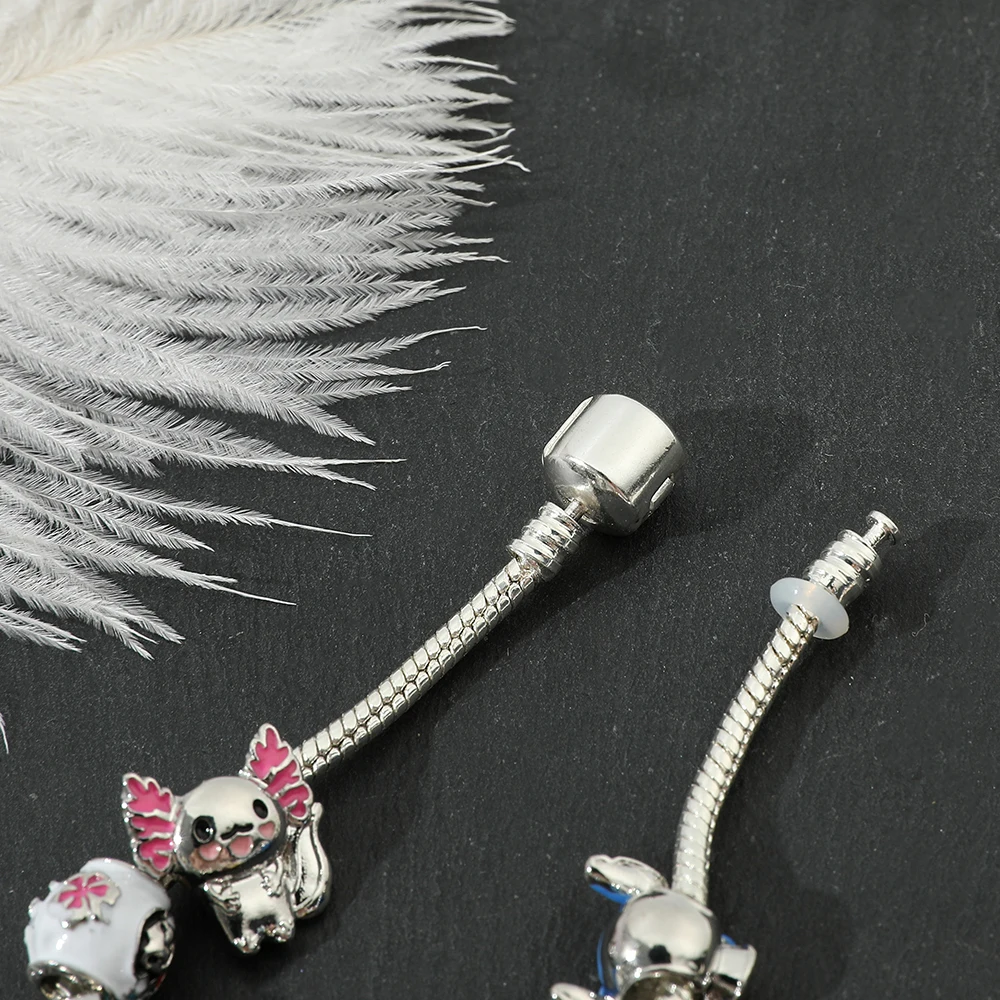 Bracelet Fille Cartoon - Breloques Anime, Acier Inoxydable - Cadeau Anniversaire, Noël, Amitié - Accessoire Tendance Pour Enfant - 6