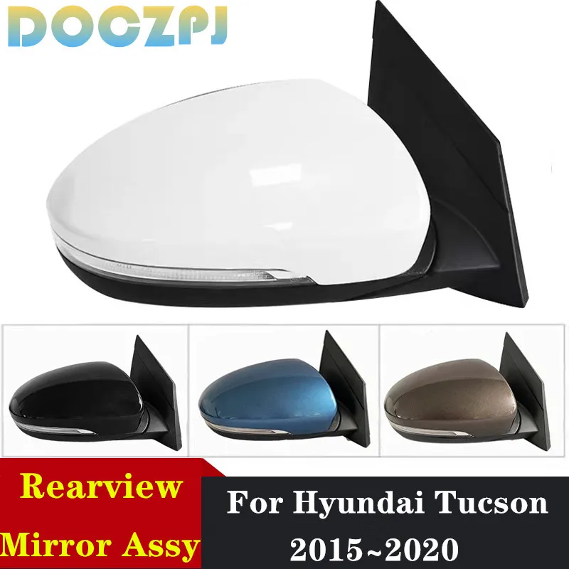 Car-Outside-Door-Rearview-Mirror-Assembly-For-Hyundai-Tucson-2015-2020 ...