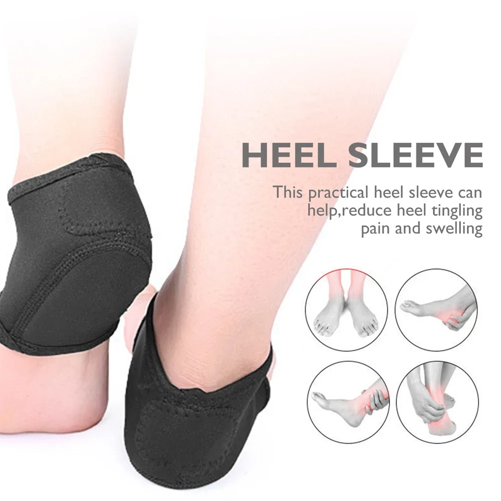 1Pair Plantar Fasciitis Heel Protectors Heel Cushion Support for Pain Relief Achilles Tendinitis Foot Pain Dry Feet Heel Protectors