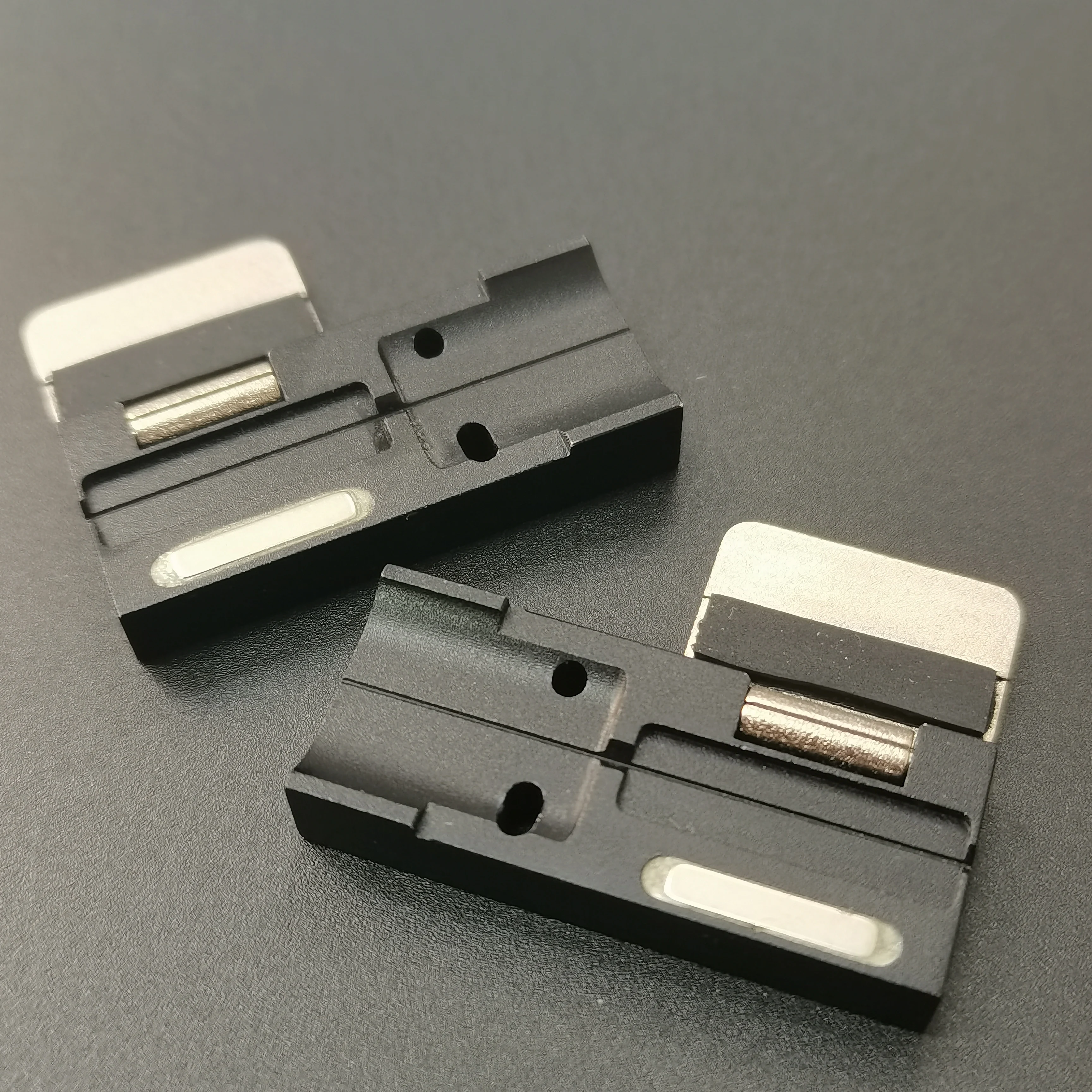 1 pair FSM-12S FSM-22S 50R 62S FSM-70R FSM-60R Optical Fiber Fusion Splicer Single Core Fiber Fixture FH-60-250  Holder