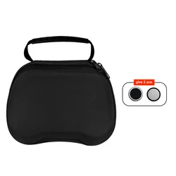 Durable Portable Gaming Console Travel Case with Storage Compartment (Black)