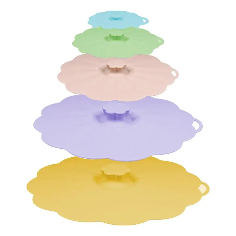 

Food Storage Silicone Cover Dustproof Bowl Covers With Hanger Hole For Flavour Keeping Kitchen Cookware Supplies For Dishes Rice