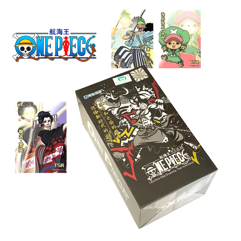 

Original One Piece Game Collectible Cards Anime Cartas Tcg Luffy Zoro Sanji Nami Card For Family Children Christmas Toys