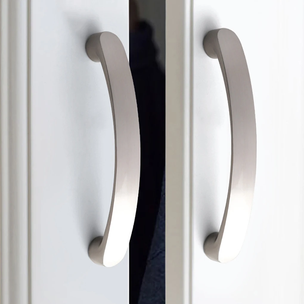 10 Pieces Aluminium Alloy Handle Brushed Modern Anodized Anti