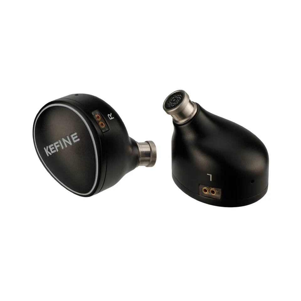 期間限定！美品◆KEFINE Quatio 有線イヤホン IEM 2DD+2BA KEFINE Quatio 2DD + 2BA Hybrid Hifi IEM Earphone Silver-Plated