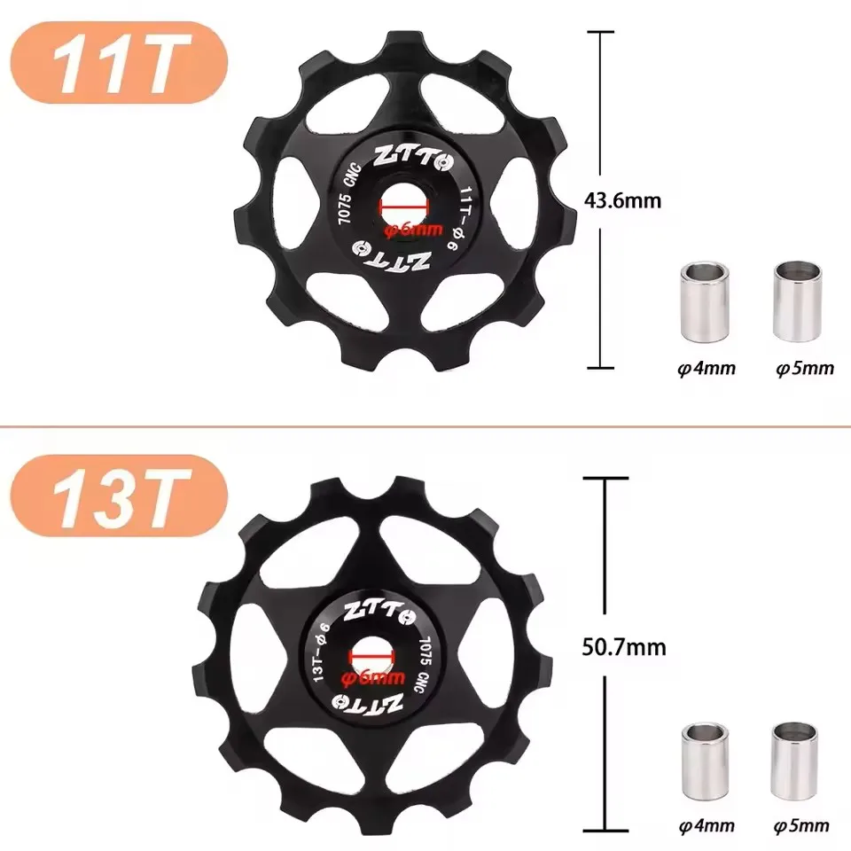 Premium Jockey Wheel Steel Bearing Pulley - Precision-Crafted AL7075 CNC Guide Roller