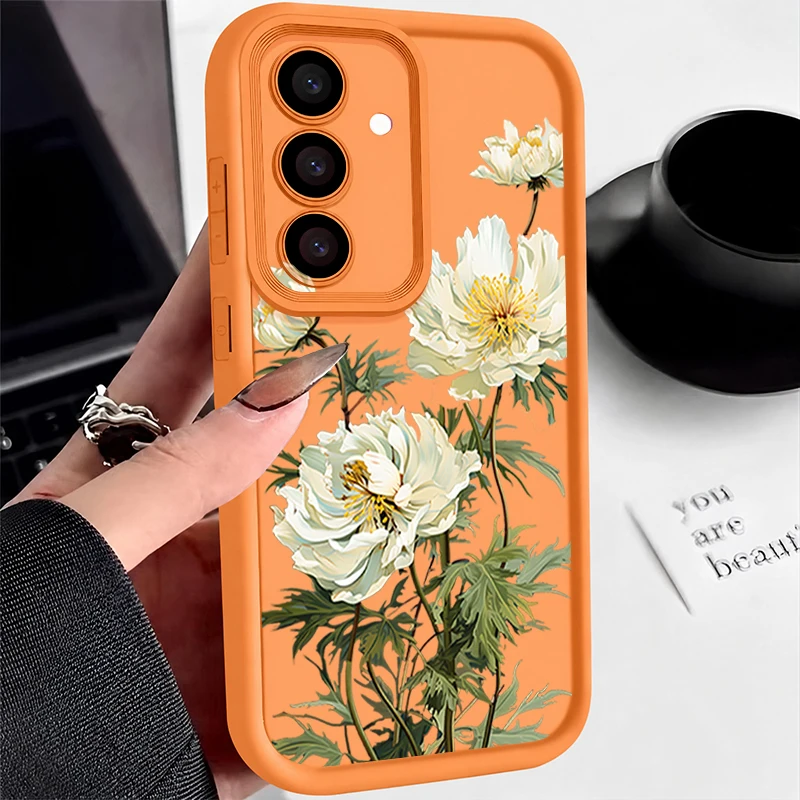 Elegant Flower Design Phone Case - Stylish Protective Cover