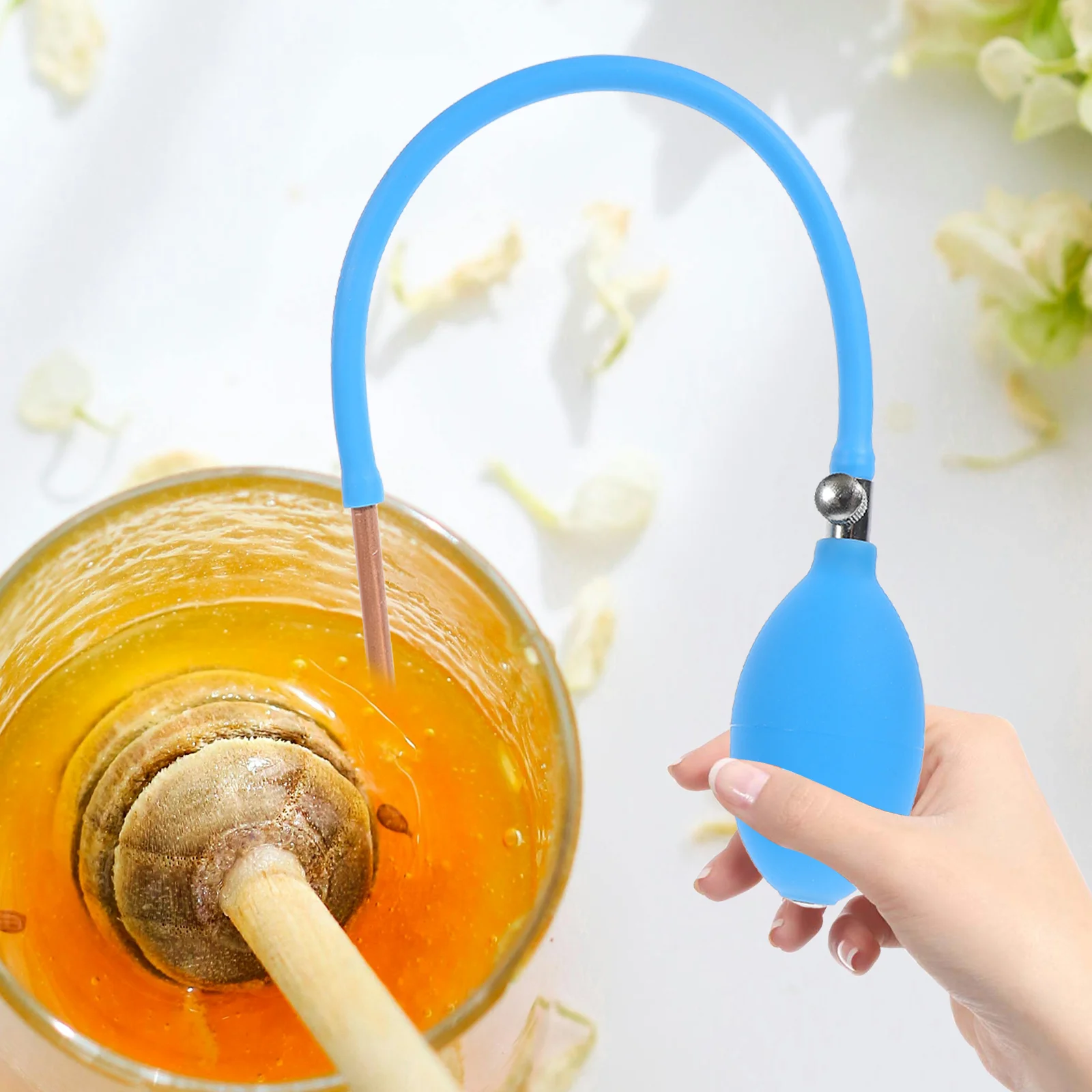 Sugar Blowing Man Mold Bakery Equipment Manual Pump Frosting Biscuit Cookie Decorating Tools Copper Emulsion Isomalt Blower - Image 5