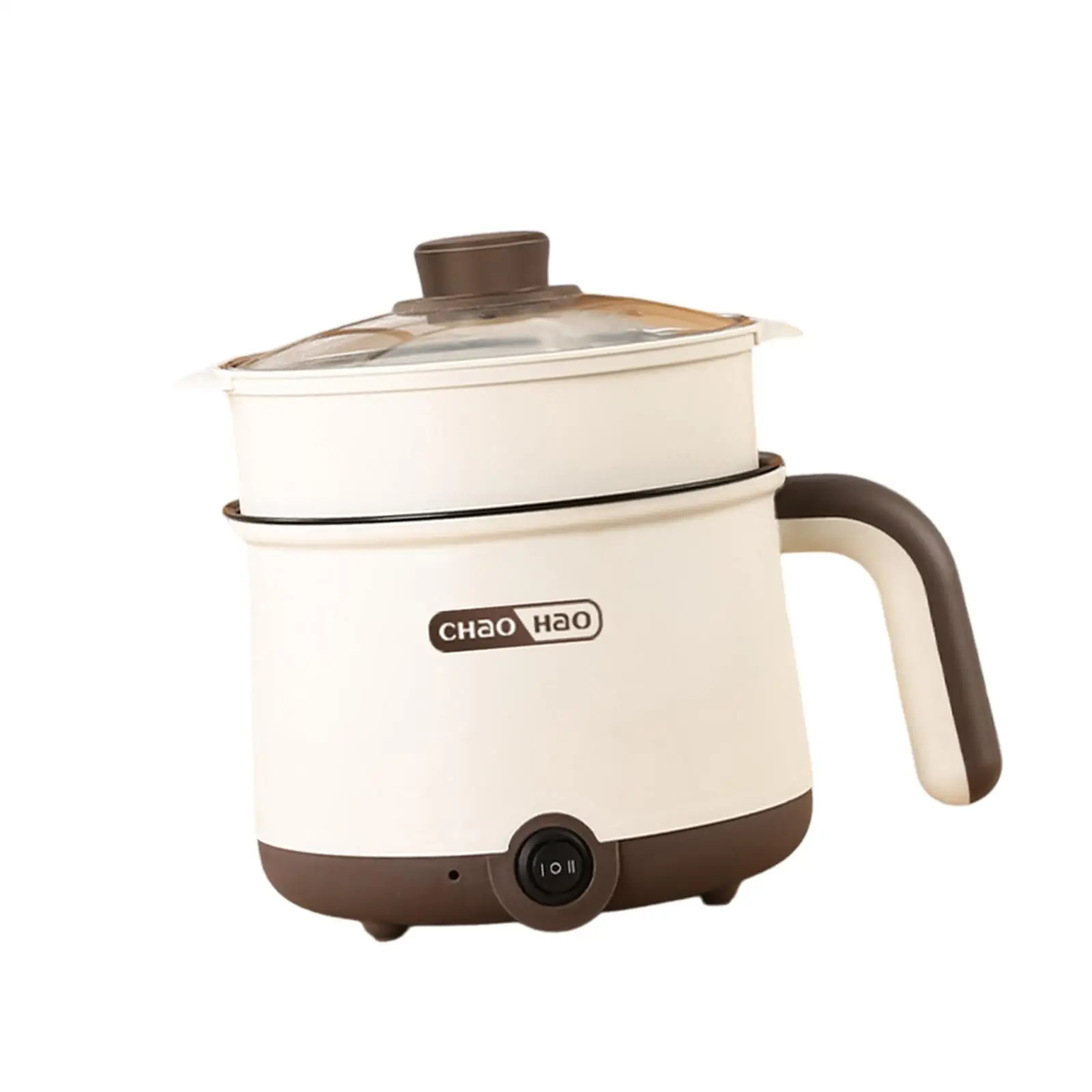 Electric Hot Pot Cooking Pot Home Use Noodles Pot for Ramen Soup Shabu Shabu 2
