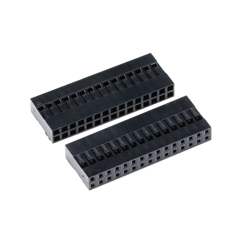 

20PCS DuPont 2.54 15P 2*15P Connector 30 Holes Double Row Plastic Shell Plug with Bumps Dupont Connector Pitch 2.54MM