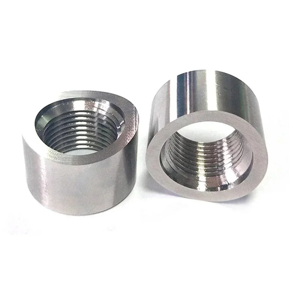 Stainless Steels Oxygen Sensor Bung Plug Nut Stepped Mounting Cap Kit Plug Nut Plug Wideband Nut Fitting Weld Bungs M18X1.5 4