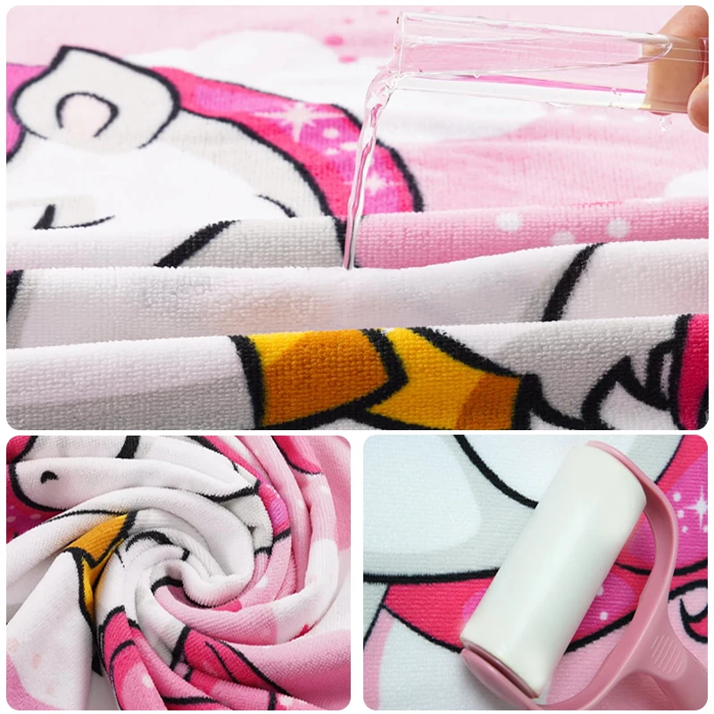 0-5Years Baby Cartoon Bath Child Kid Hooded Cloak Bathrobe Towel Cotton Beach Towel Baby Children Cartoon Bath Towel Robes 3
