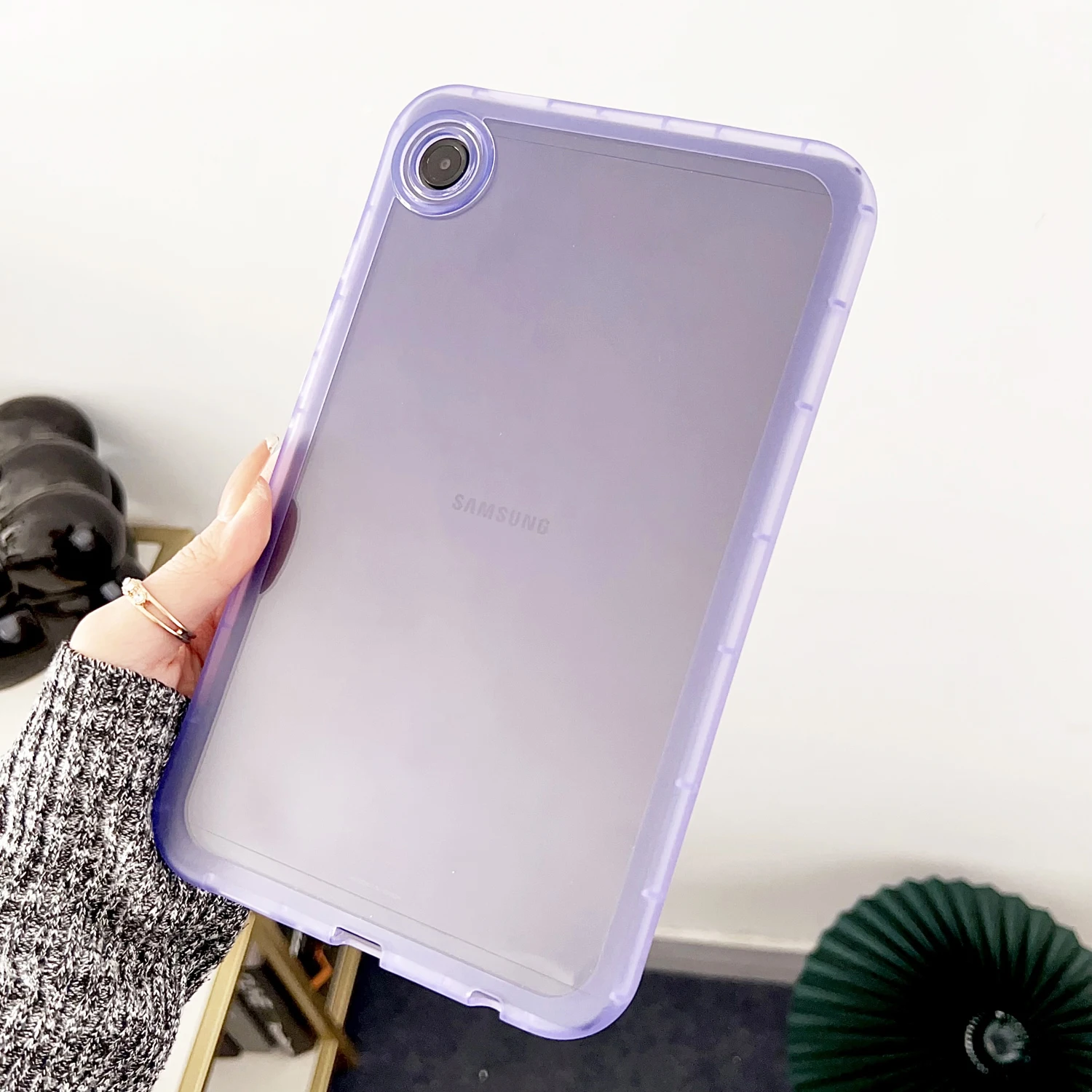 Shockproof Transparent Soft Silicone Tablet Cover - Clear Case