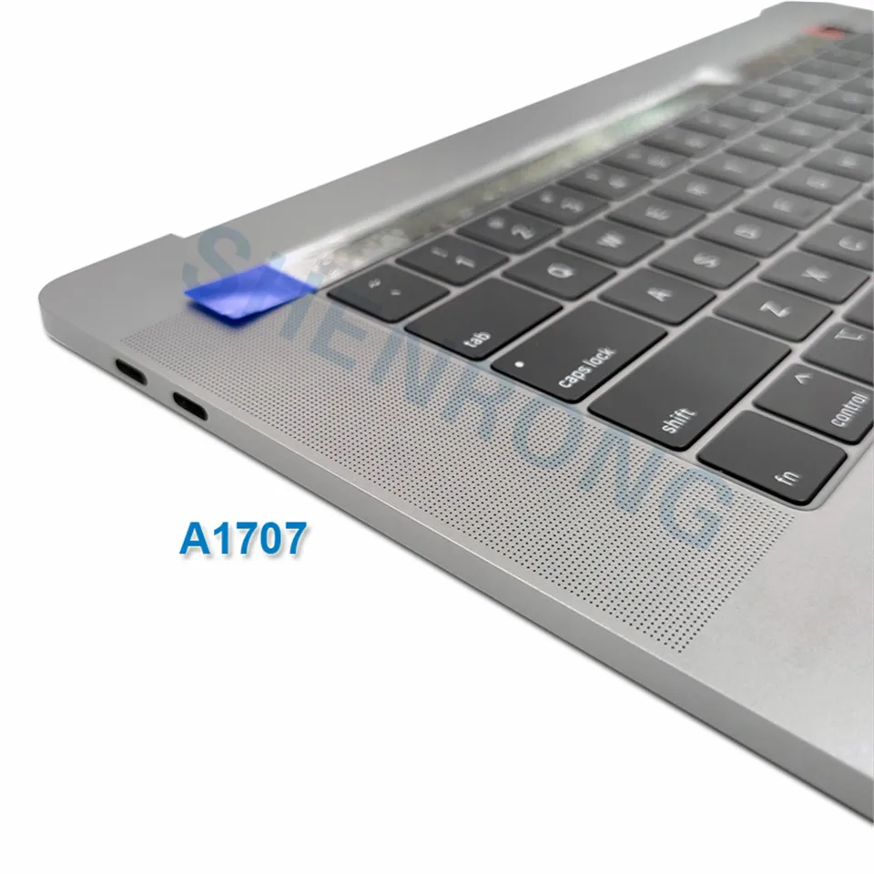 Topcase Complet et clavier Qwerty macbook 15 A1707 Touchbar Gris Sidéral Testé