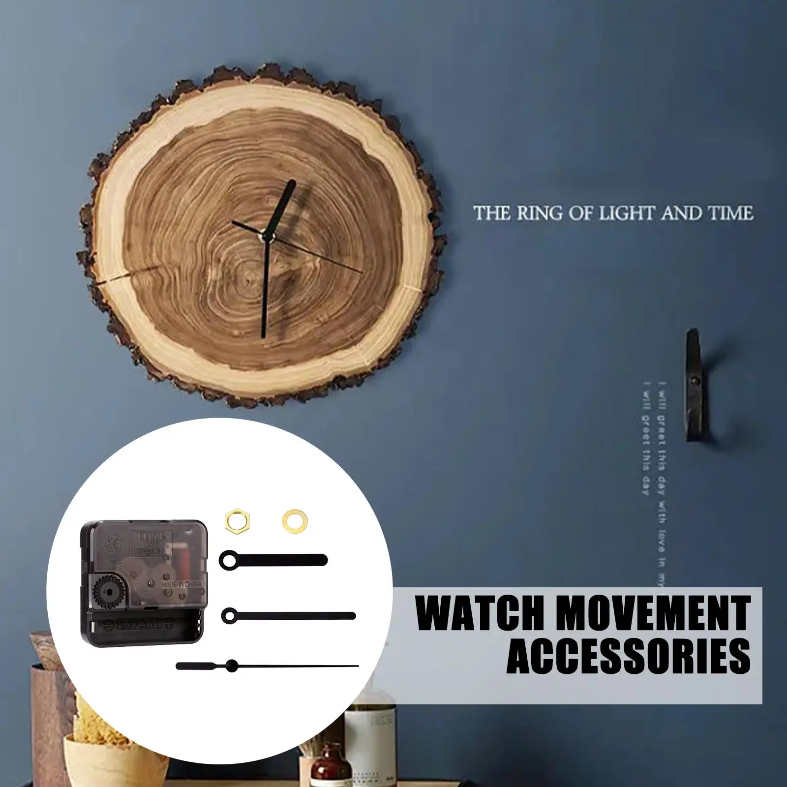 Professional Quartz Wall Clock Movement Cross Stitch Decorative Clock DIY Repair Wall Accessories Parts Tool Kit E6P0 2