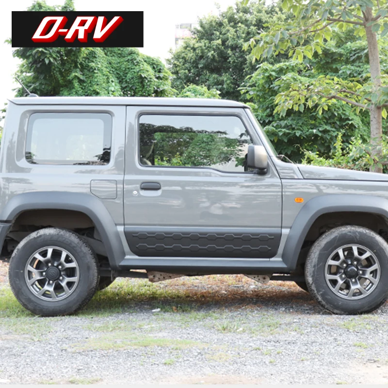 2PCS Car door guard Body Exterior Side Door Anti-scratch Guard Plate Protecte Cover For Suzuki Jimny 2019  2023 Accessoriess