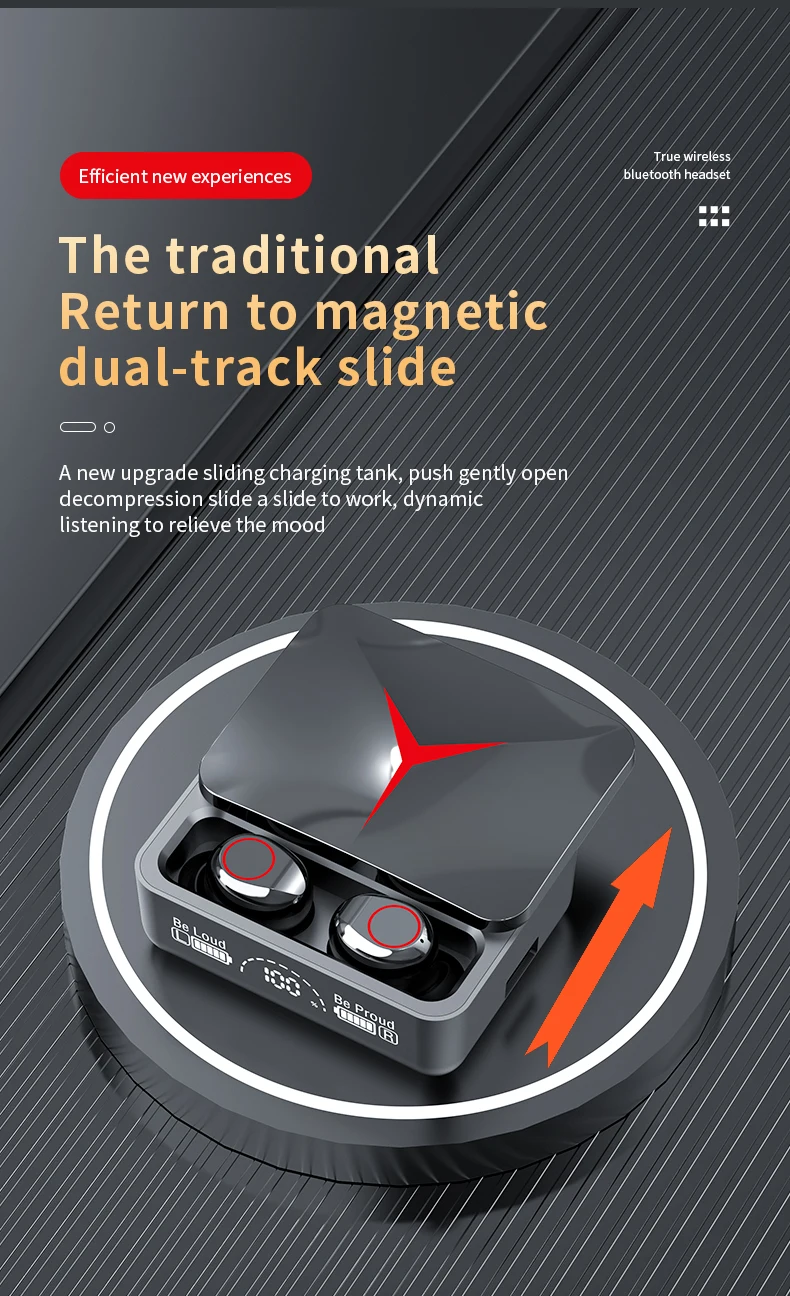 Description Picture 4 of itemM90 Wireless Headphones TWS Bluetooth Touch Control Earphones Sport Earbuds Hifi Stereo Gaming Headset With Mic For smartphone